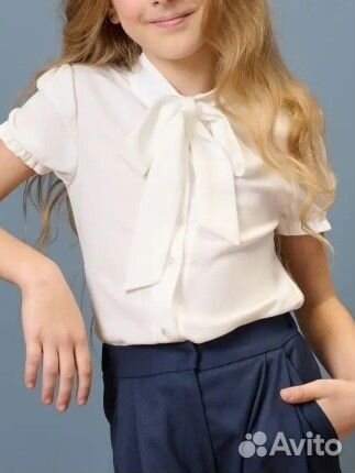 Блузка школьная 128 134