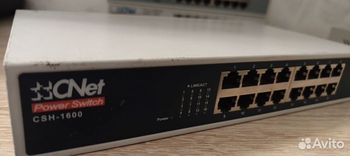 Коммутатop cnet cnsh(csh) -1600 и D-Link 1016D