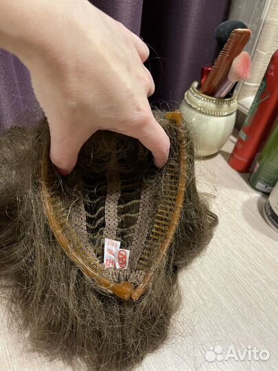 Хвост из волос, смотрится натурально, длина 55 см