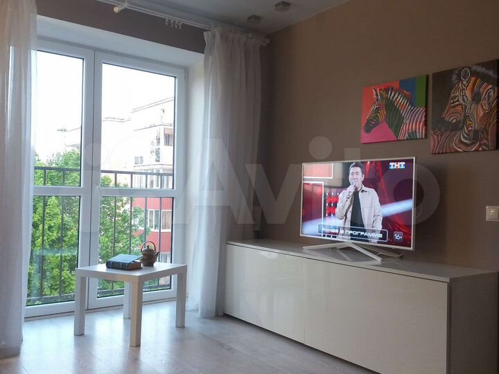 1-к. квартира, 37 м², 2 кровати