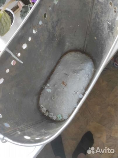 Бачок,кан из нержавейки для рыбалки