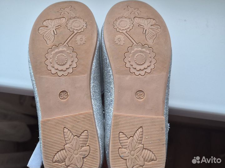 Туфли праздничные для девочки 33 размер