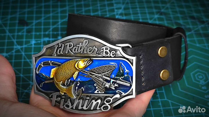 Ремень кожаный