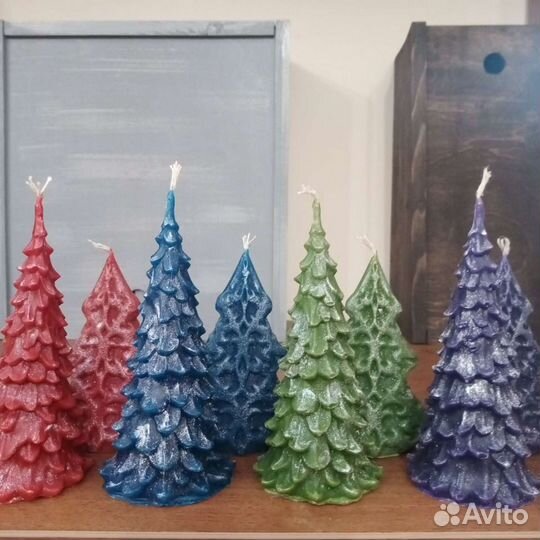 Восковые свечи ручной работы