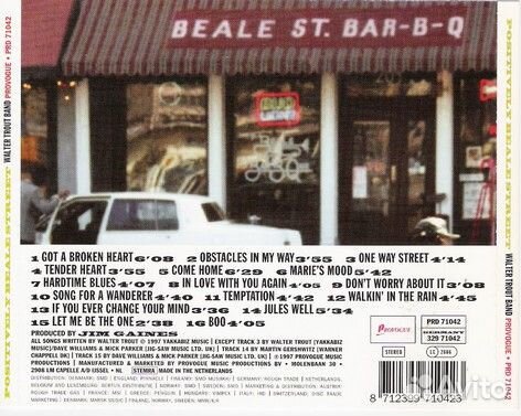 Walter Trout - Positively Beale Street (1 CD)