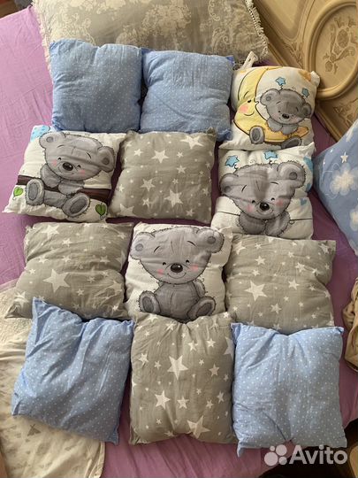 Бортики в детскую кроватку