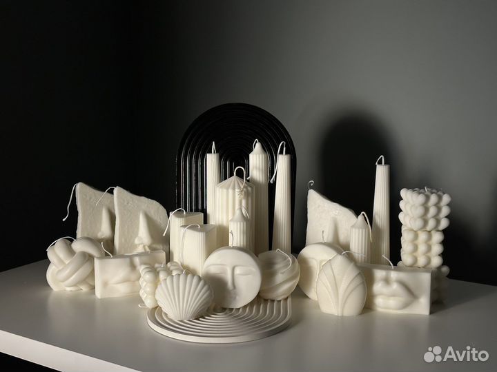 Свечи из кокосового воска