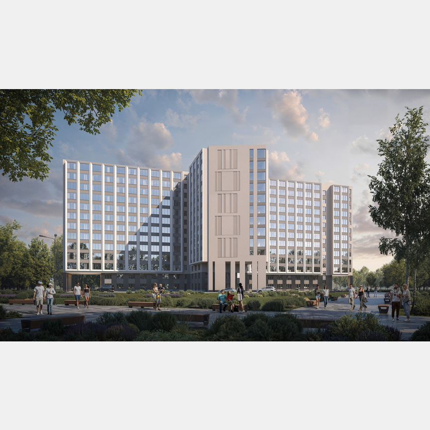 1-к. апартаменты, 25,1 м², 10/13 эт.