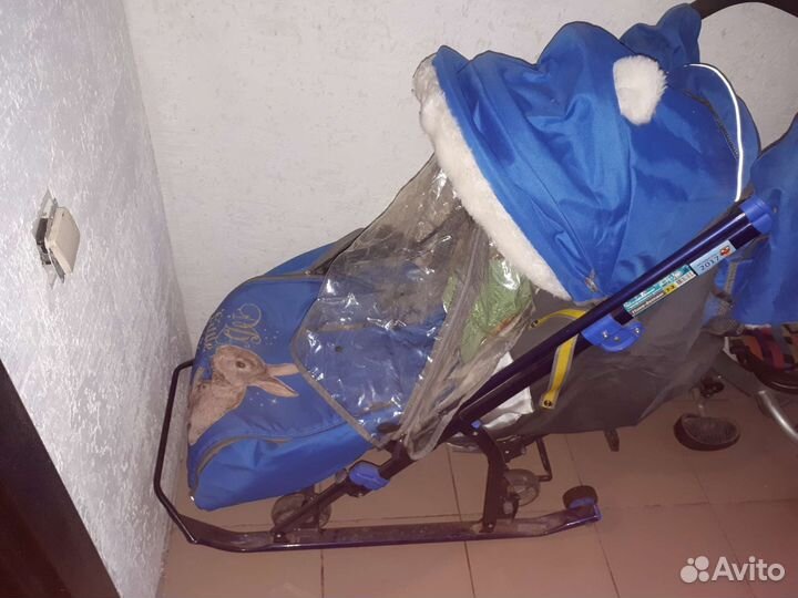 Детские утепленные санки