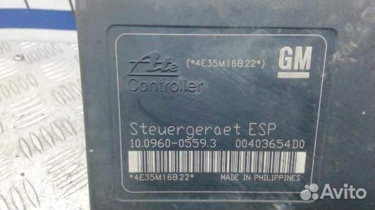 Блок ABS opel zafira B (ABR16KW01)