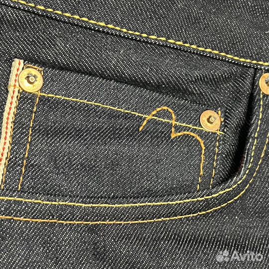 Шорты Evisu Logo Denim Jeans