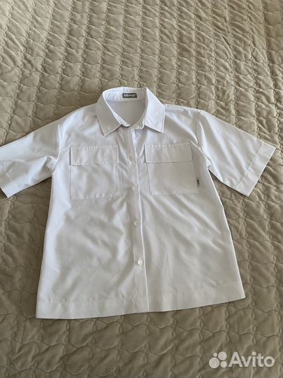 Рубашка с коротким рукавом для девочек