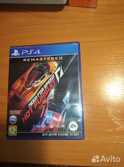 Диск с игрой need for speed hot pursuit для PS4