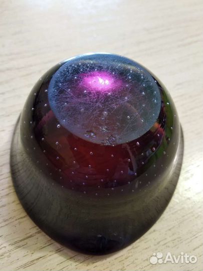 Пепельница цветное стекло СССР