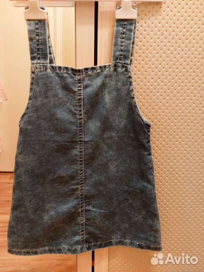 Джинсовые сарафаны для девочки 86 р и 104 р
