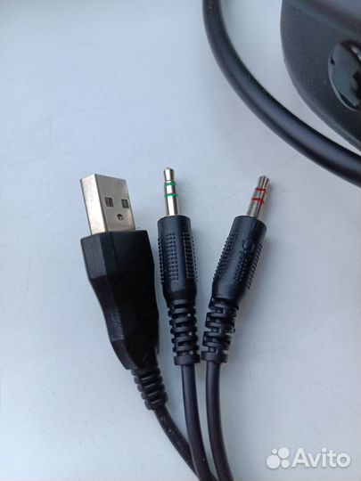 Игровые наушники проводные с микрофоном