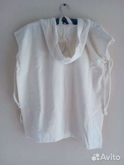 Детский махровый халат-полотенце