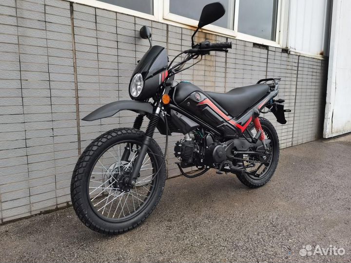 Мопед trickler 2 черный с красным