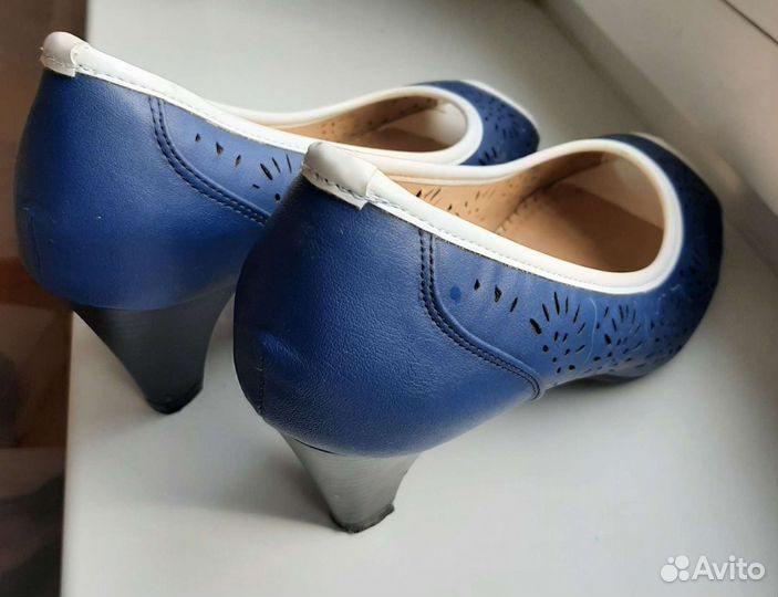 Туфли кожаные