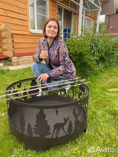 Костровая чаша круглая с доставкой