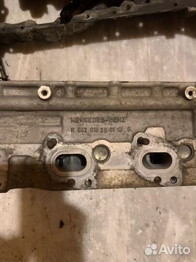Головка блока цилиндров mercedes OM 642