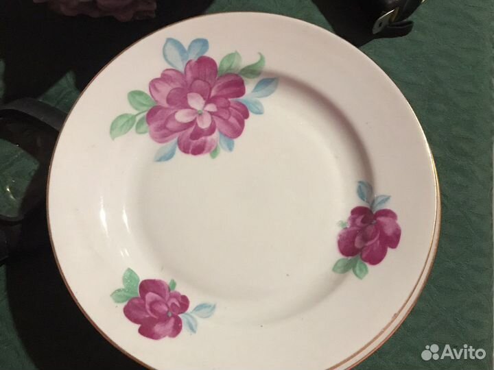 Десертные тарелки Дулево. Чайный сервиз