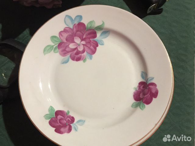 Десертные тарелки Дулево. Чайный сервиз