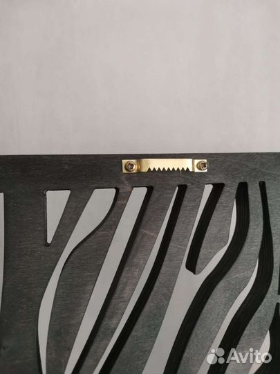 Панно из дерева, интерьерная картина Лист монстеры