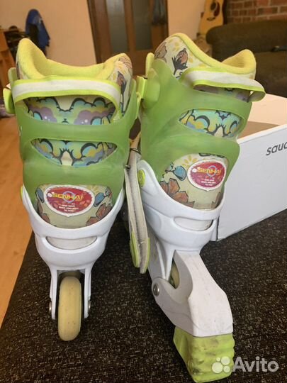 Коньки ролликовые детские размер 30-33