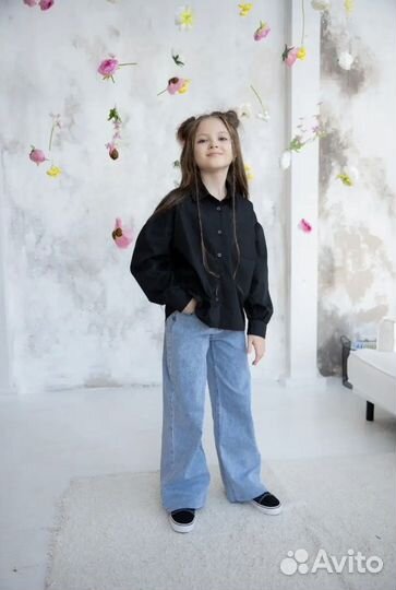 Рубашка для девочки 140