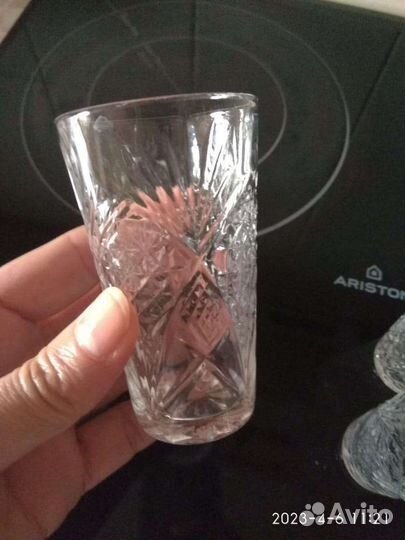 Рюмки хрустальные
