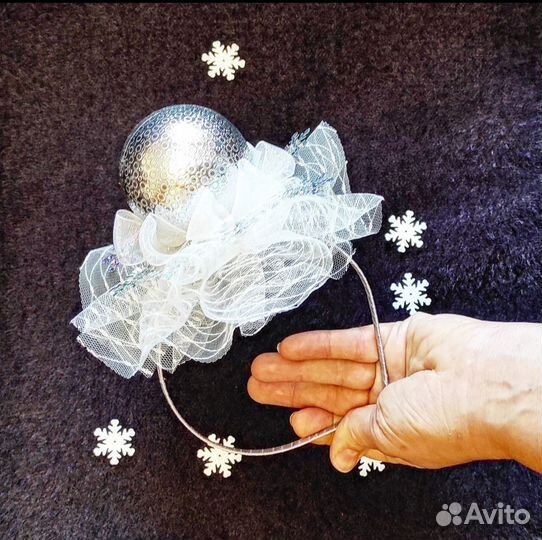 Ободок бусинка