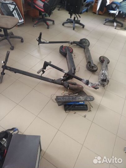 Самокат взрослый электрический запчасти