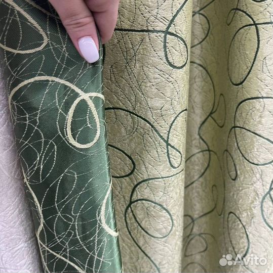 Шторы готовые, блэк-аут паутинка