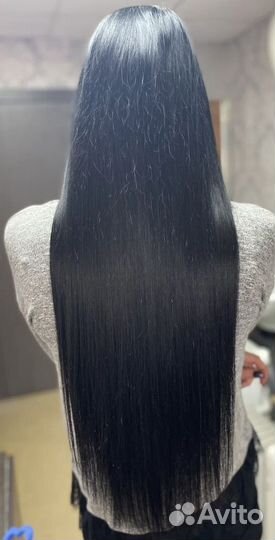 Биопротэиновые волосы+наращивание