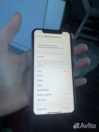 iPhone X, 256 ГБ