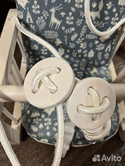 Качели детские подвесные со спинкой