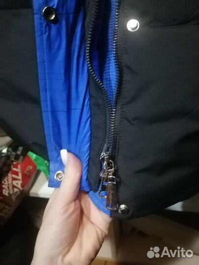 Пуховик на девочку зимний 158