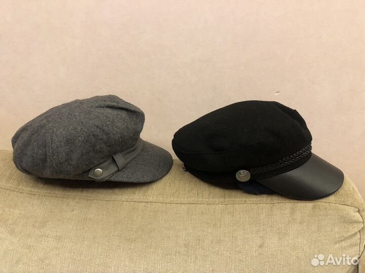 Кепи суконные H&M и Terranova