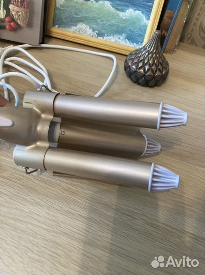 Плойка тройная для волос