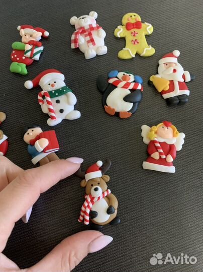 Магниты новогодние на холодильник