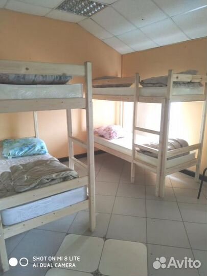 Двухъярусная кровать для рабочих