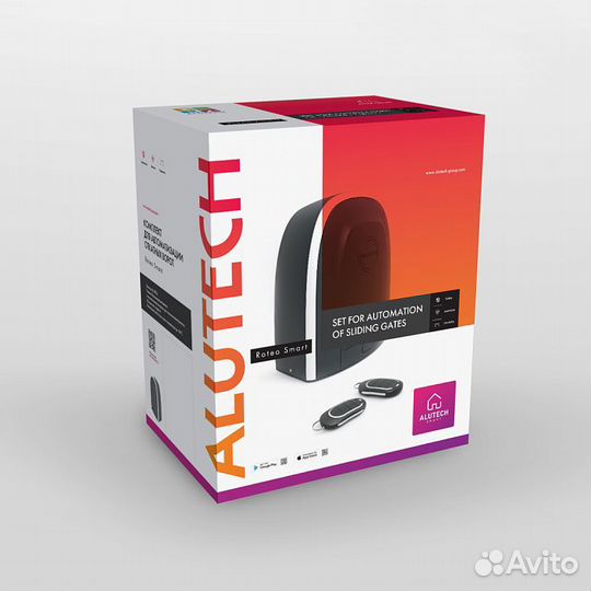 Умный привод Alutech roteo rtо-2000-Sm для откатных ворот