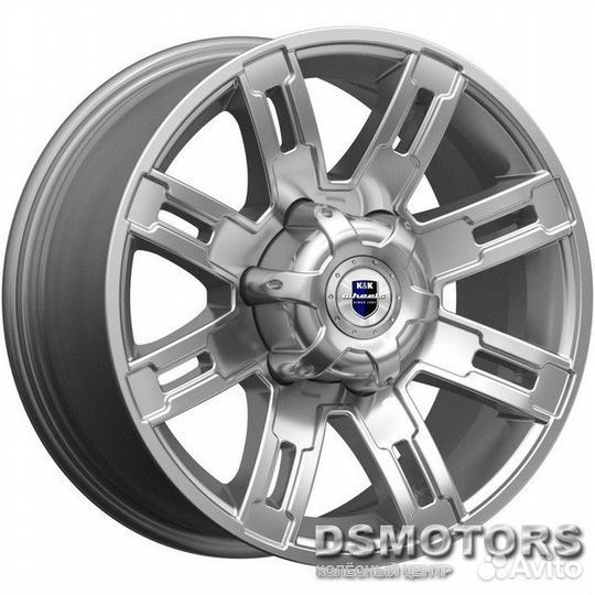 Диски Полюс 7.5/16 6x139.7 ET30 d108.1 дарк платин