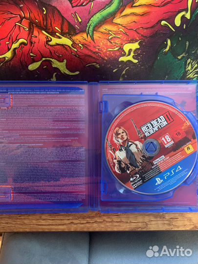 Диски на ps4 red dead redemption 2