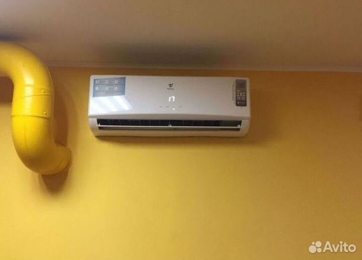 Сплит система с установкой