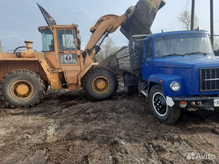 Доставка сыпучих материалов песок, щебень и земля
