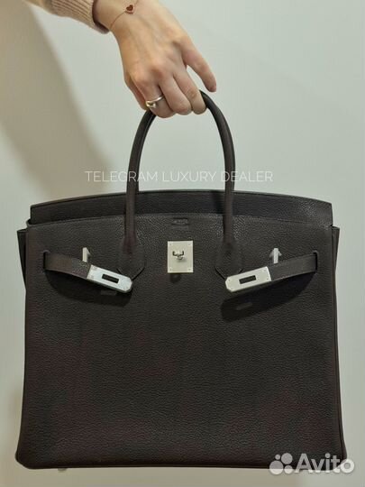 Сумка Hermes Birkin 35 Barenia Faubourg Ebene