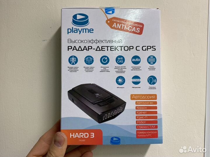Радар детектор playme hard 3