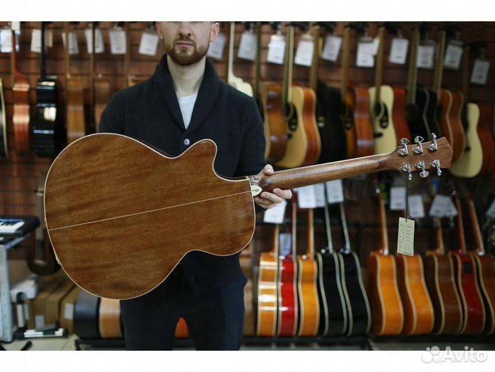 Parkwood S67 с чехлом электроакустическая гитара